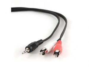 KABEL MINIJACK-2XRCA (CHINCH) M/M 5M GEMBIRD STEREO