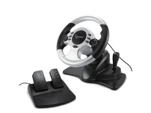 KIEROWNICA GEMBIRD STR-SHOCKFORCE USB DUAL VIBRATION (USZKODZONE OPAKOWANIE)