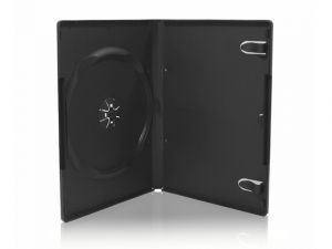 PUDEŁKO DVD 1 (14MM) CZARNE (100-PACK)