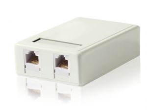 GNIAZDO NATYNKOWE KAT.6 2X RJ45 GEMBIRD