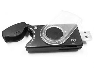 CZYTNIK GEMBIRD USB 2.0 MINI (MS/SD/MMC/SIM) BLISTER