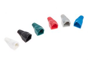 OSŁONKA NA WTYK RJ-45 CZARNA (100-PACK)
