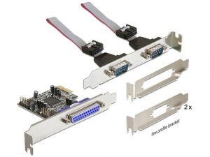 KARTA PCI EXPRESS->COM 9PIN X2 + LPT (DB25) DELOCK