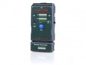 TESTER KABLI RJ-45,RJ-11,UTP,STP,USB AA/AB, GEMBIRD