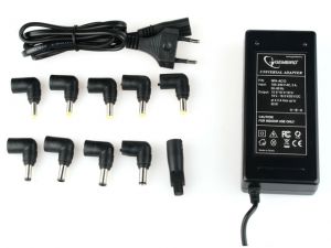 ZASILACZ LAPTOP UNIWERSALNY GEMBIRD 90W SIECIOWY AUTOMATYCZNY BLISTER 100V-240V