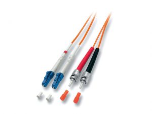 ŚWIATŁOWÓD KROSOWY LC-ST DUPLEX MM 50/125 OM2 ORANGE LSOH 5M EQUIP
