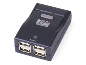 PRZEŁĄCZNIK USB PÓŁ AUTO 4/2 GEMBIRD