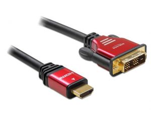 KABEL HDMI(M)->DVI-D(M)(18+1) 3M SINGLE LINK POZŁACANE STYKI DELOCK