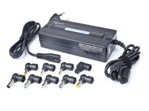 ZASILACZ LAPTOP UNIWERSALNY GEMBIRD 90W SIECIOWY BLISTER 100V-240V CERTYFIKAT GS
