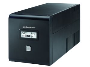 UPS POWERWALKER LINE-INTERACTIVE 1000VA 2X 230V PL + 2XIEC OUT, RJ11/RJ45 IN/OUT, USB, LCD
