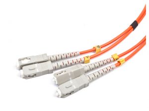ŚWIATŁOWÓD KROSOWY SC-SC DUPLEX MM 50/125 OM2 ORANGE 5M GEMBIRD