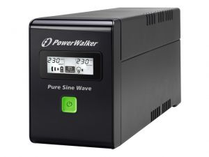 UPS POWERWALKER LINE-INTERACTIVE 800VA 3X IEC 230V, PURE SINE WAVE, RJ11/45 IN/OUT, USB, LCD
