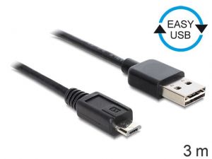 KABEL USB MICRO AM-MBM5P EASY-USB 2.0 3M DELOCK
