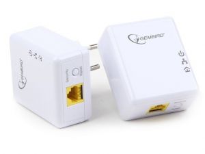 TRANSMISJA ETHERNET 500MBPS PRZEZ SIEĆ ELEKTRYCZNĄ PLC WHITE GEMBIRD NIC-HP-004