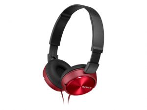 SŁUCHAWKI SONY NAUSZNE MDR-ZX310R (CZERWONE)