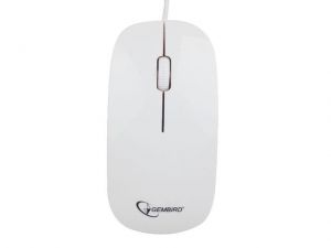 MYSZ GEMBIRD OPTYCZNA 1-SCROLL WHITE (USB)(MUS-103-W)