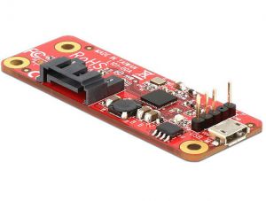 RASPBERRY KARTA PI USB MICRO-B(F)/USB PIN HEADER->SATA 7 PIN DELOCK
