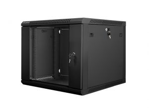 SZAFA INSTALACYJNA WISZĄCA 19\ 9U 600X600 CZARNA LANBERG (FLAT PACK)