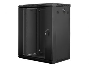 SZAFA INSTALACYJNA WISZĄCA 19\ 15U 600X450 CZARNA LANBERG (FLAT PACK)