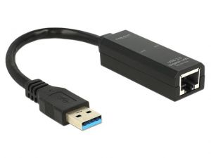 KARTA SIECIOWA USB 3.0->RJ-45 1GB NA KABLU DELOCK
