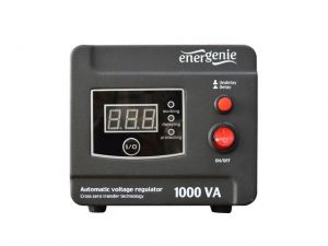 STABILIZATOR NAPIĘCIA AVR GEMBIRD-ENERGENIE LED 220V, 1000VA 1X SHUKO OUT