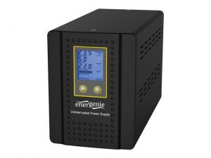 INVERTER AVR GEMBIRD 300W/500VA ŁADOWARKA DO 15A, CZYSTA FALA SINUSOIDALNA (BEZ AKUMULATORÓW)