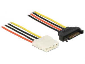 KABEL SATA ZASILAJĄCY(M)->MOLEX(F) 1M DELOCK